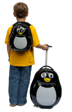 trendy kid penguin luggage set ($89.99) trendy kid penguin luggage set ($89.99)