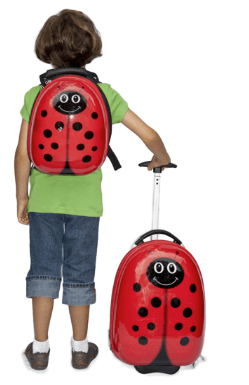 trendy kid ladybug luggage set ($89.99) trendy kid ladybug luggage set ($89.99)