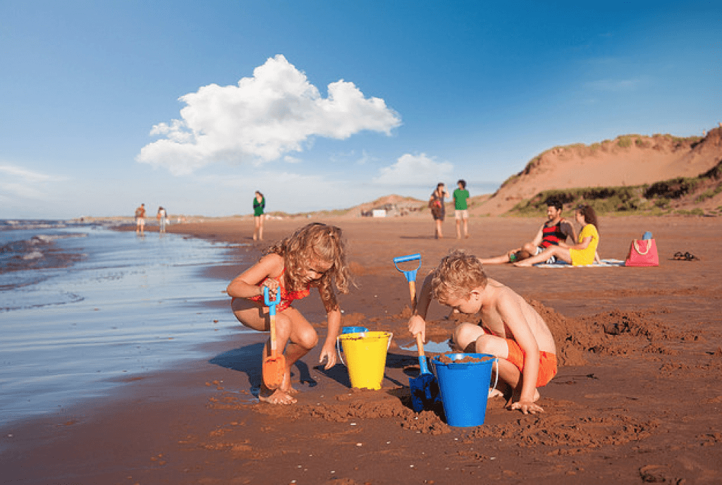 Red Sand Beaches Prince Edward Island Prince Edward Island with Kids