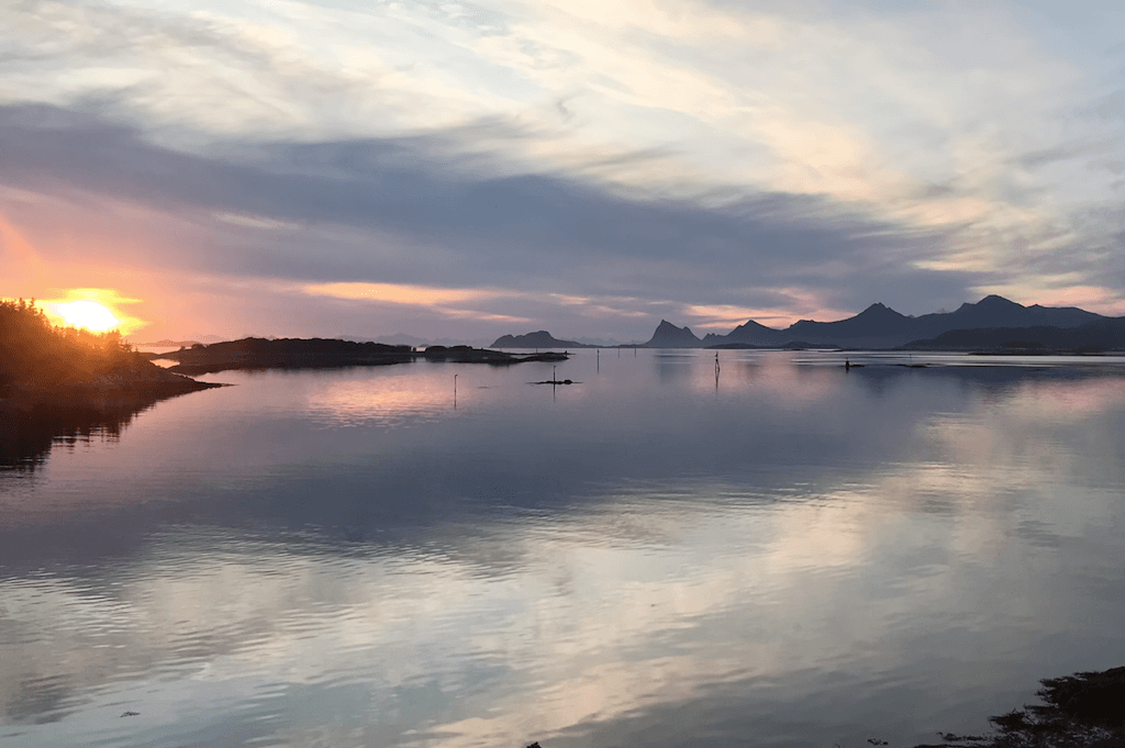 The Midnight Sun in Norway The Midnight Sun in Norway